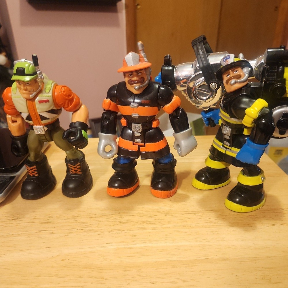 Fisher-Price rescue heroes lot of 4